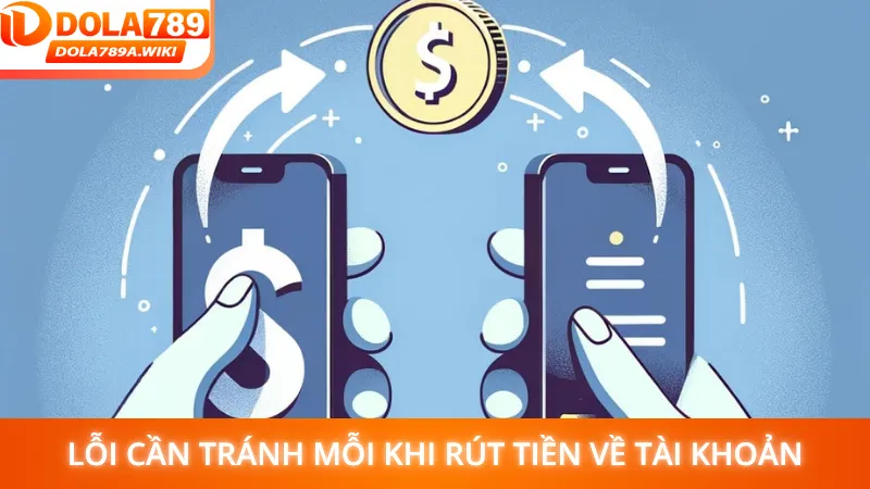 Lỗi cần tránh mỗi khi rút tiền về tài khoản